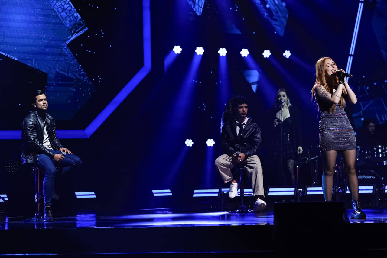 Jade Salles garante vaga na semifinal após se apresentar com "Oscar Winning Tears" Jade Salles garante vaga na semifinal após se apresentar com "Oscar Winning Tears"